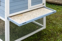 Dehner Nagerheim Happy Home Funny Flocke, Mit Freigehege, 120 X 170 X 99 Cm, Holz/Filz, Hellblau/weiß -Natur Garten Verkauf 03246af63b05aadfa9d43fc9beede4e5