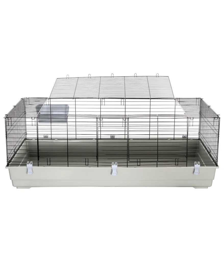 Dehner Nagerheim Peppy, Ca. 160 X 58 X 80 Cm, Metall/Kunststoff, Grau/schwarz 4 Dehner Nagerheim Peppy, Ca. 160 X 58 X 80 Cm, Metall/Kunststoff, Grau/schwarz – Bild 2