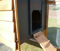 Dehner Hühnerstall Megi, Mit Freilaufgehege, Ca. 199 X 76 X 122 Cm, Tannenholz, Hellbraun -Natur Garten Verkauf 075f7ef35be3b10669239a0dcbae967e