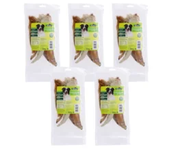 Dehner Hundesnack, Kaninchenohren Mit Fell, 5 X 100 G (500 G)