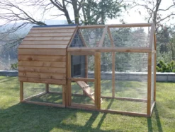 Dehner Hühnerstall Megi, Mit Freilaufgehege, Ca. 199 X 76 X 122 Cm, Tannenholz, Hellbraun -Natur Garten Verkauf 17c218dd7dc1ff38a556bcd4178e5176