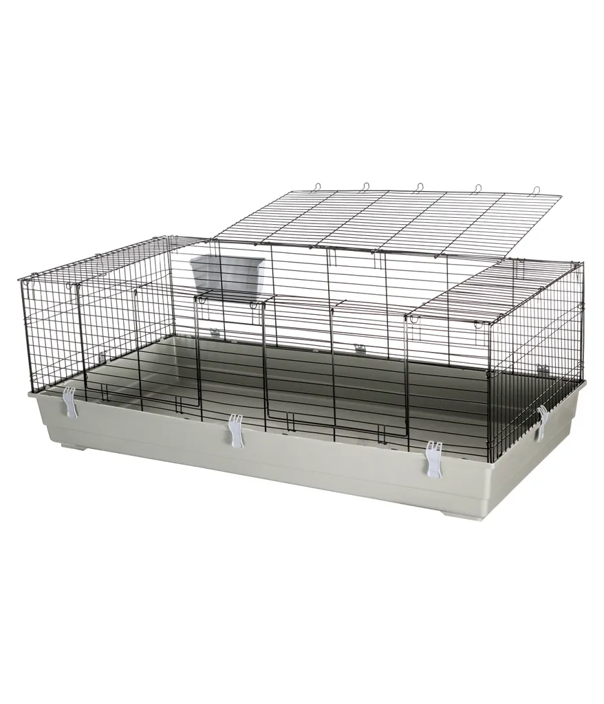 Dehner Nagerheim Peppy, Ca. 160 X 58 X 80 Cm, Metall/Kunststoff, Grau/schwarz 3 Dehner Nagerheim Peppy, Ca. 160 X 58 X 80 Cm, Metall/Kunststoff, Grau/schwarz