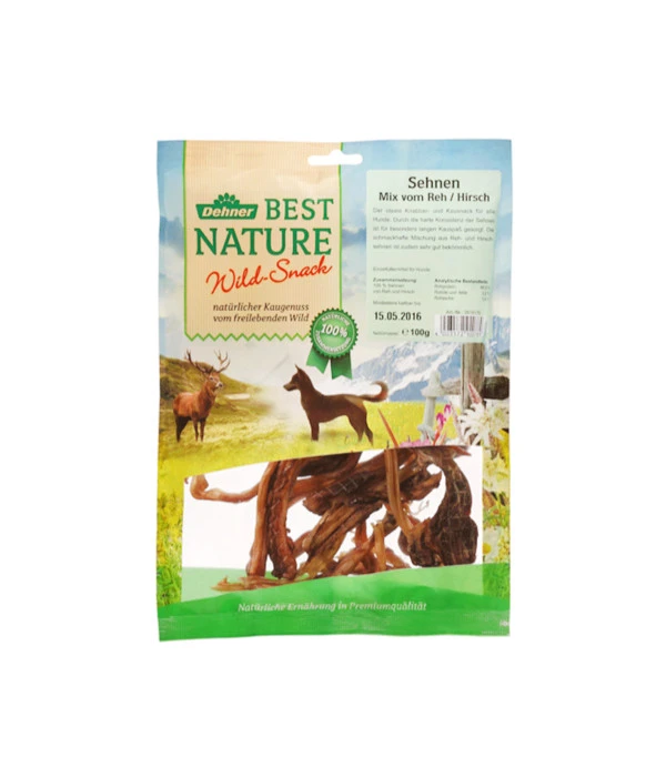 Dehner Best Nature Hundesnack Sehnen-Mix, 100 G 3 Dehner Best Nature Hundesnack Sehnen-Mix, 100 G