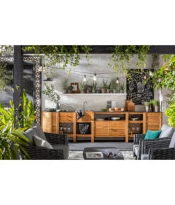 Dehner Schrank Southampton, 100 X 50 X 90 Cm -Natur Garten Verkauf 2806644 WE MO 002 Outdoorkuechesouthampton