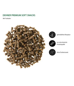 Dehner Premium Hundesnack Soft Snacks, 140 G -Natur Garten Verkauf 2939676 WE IG 001 DehnerPremiumqualitaetHundesnackgetreidefreiTruthahn140g