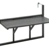 Dehner Balkon-Hängetisch, Klappbar, 90 X 65 X 41.7 Cm, FSC® Akazienholz, Dunkelgrau -Natur Garten Verkauf 2dfc2654ca01abf1615a59ac926e06ff