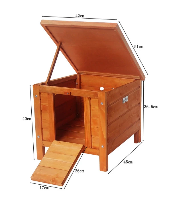 Dehner Kaninchen Schlafhaus, Ca. B42/H43/T51 Cm 4 Dehner Kaninchen Schlafhaus, Ca. B42/H43/T51 Cm – Bild 2