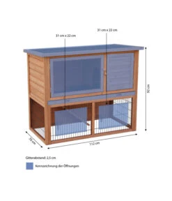 Dehner Nagerheim Barney, Ca. B112/H92/T60 Cm -Natur Garten Verkauf 3862331 WE BG 001 DehnerNagerheimBarneyMG