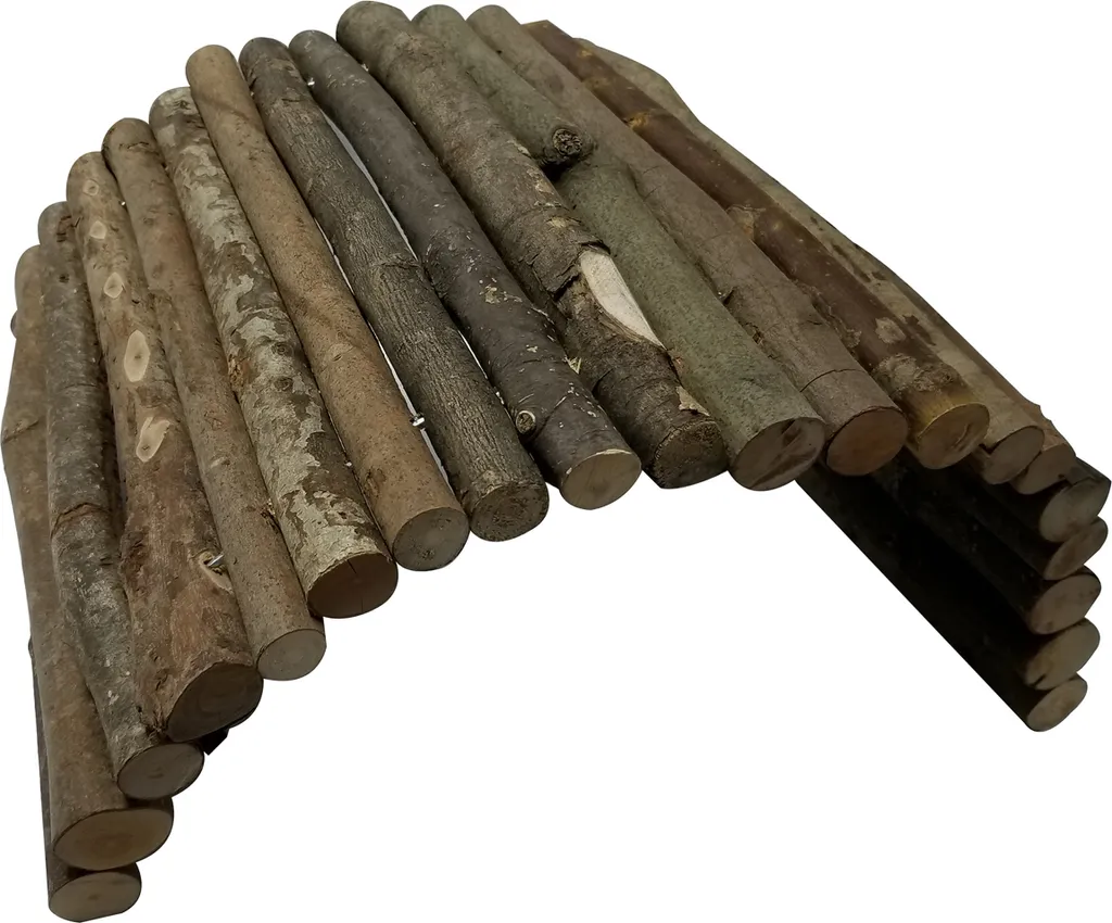 Dehner Nagetier-Zubehör Holzbrücke Cross, 51 X 30 Cm, Holz, Braun 3 Dehner Nagetier-Zubehör Holzbrücke Cross, 51 X 30 Cm, Holz, Braun