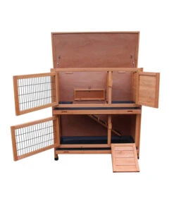 Dehner Kaninchenstall Original, Ca. B114/H116/T57 Cm -Natur Garten Verkauf 4050621 WE DE 004 DehnerkaninchenstallOriginal