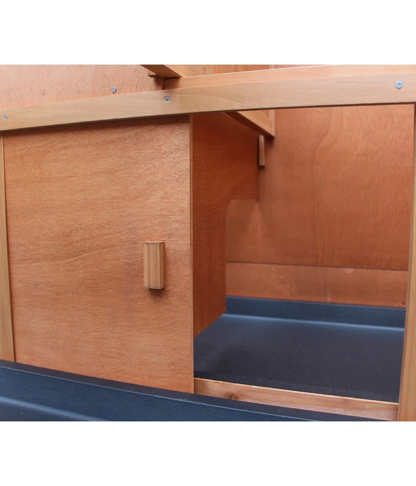 Dehner Kaninchenstall Villa, Ca. B115/H112/T97 Cm 7 Dehner Kaninchenstall Villa, Ca. B115/H112/T97 Cm – Bild 5