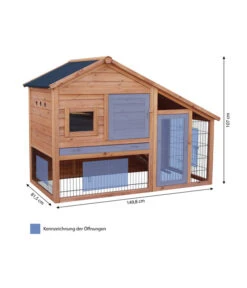 Dehner Kaninchenstall Tirol, Ca. B149,8/H107/81,5 Cm 11 Dehner Kaninchenstall Tirol, Ca. B149,8/H107/81,5 Cm -Natur Garten Verkauf 4057147 WE BG 001 DehnerKaninchenstallTirolMG