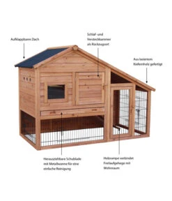 Dehner Kaninchenstall Tirol, Ca. B149,8/H107/81,5 Cm 10 Dehner Kaninchenstall Tirol, Ca. B149,8/H107/81,5 Cm -Natur Garten Verkauf 4057147 WE IG 003 DehnerKaninchenstallTirolMG