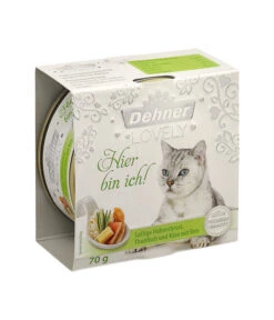 Dehner Premium Lovely Nassfutter Für Katzen Hier Bin Ich! -Natur Garten Verkauf 4096491 WE D 002 DehnerLovelyhierbinich70g