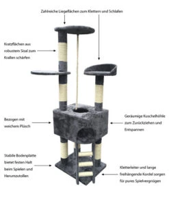 Dehner Kratzbaum Kira, 158 Cm 5 Dehner Kratzbaum Kira, 158 Cm -Natur Garten Verkauf 4150470 WE IG 001 DehnerKratzbaum Kira