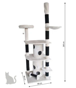 Dehner Kratzbaum Rufus -Natur Garten Verkauf 4150496 WE BG 001 DehnerMarkenqualitaetDeckenkratzbaumRufus80x80x240 260cm