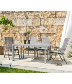 Dehner Ausziehtisch Chicago, Ca. B160-210/H74/T90 Cm -Natur Garten Verkauf 4210381 4210316 4210274 WE MO 001 DehnerGruppeChicagoNEU