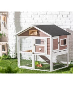 Dehner Nagerheim Happy Home Castel, Braun, Ca. B106/H108/T103 Cm -Natur Garten Verkauf 4261574 WE MO 007 Dehner NagerheimCastel