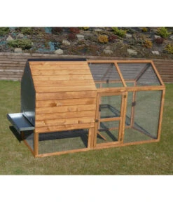 Dehner Hühnerstall Megi, Ca. B199/H122/T76 Cm -Natur Garten Verkauf 4287520 WE DE 003 DehnerHuehnerstallMegi