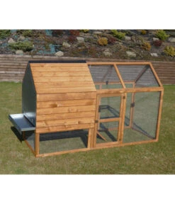 Dehner Hühnerstall Megi, Ca. B199/H122/T76 Cm -Natur Garten Verkauf 4287520 WE D 003 DehnerHuehnerstallMegi