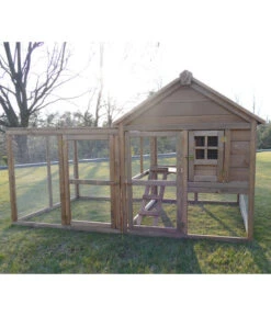 Dehner Hühnerstall Mondalay, Ca. B203/H122/T153 Cm -Natur Garten Verkauf 4287835 WE DE 002 DehnerHuehnerstallMondalay