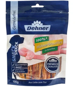 Dehner Premium Hundesnack Hühnerbrust Streifen