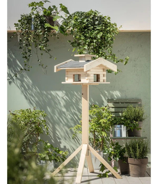 Dehner Natura Futterhaus Emmi 5 Dehner Natura Futterhaus Emmi – Bild 3