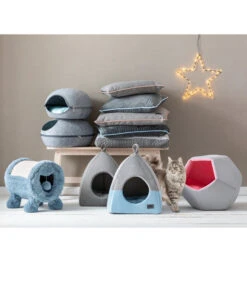 Dehner Premium Lovely Katzenhöhle Einkehr, Grau, Ca. B40/H42/T40 Cm 7 Dehner Premium Lovely Katzenhöhle Einkehr, Grau, Ca. B40/H42/T40 Cm -Natur Garten Verkauf 4372033 WE M 001 LovelyKuschelhoehlengrau