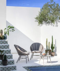 Dehner Balkonset Florenz, 3-teilig -Natur Garten Verkauf 4415550 WE MO 001 BalkonsetFlorenzNEU