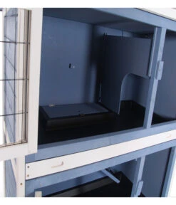 Dehner Kaninchenstall Original Mit Wärmedämmung, Ca. B114/H116/T57 Cm 21 Dehner Kaninchenstall Original Mit Wärmedämmung, Ca. B114/H116/T57 Cm -Natur Garten Verkauf 4440830 WE D 002 DehnerMarkenqualitaetKaninchenstallIsoliertBlau