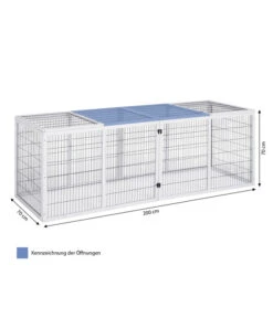 Dehner Freilaufgehege Happy Home Monumento, Ca. B200/H70/T70 Cm -Natur Garten Verkauf 4447637 WE BG 001 DehnerFreilaufgehegeHappyHome2xMonumentoo