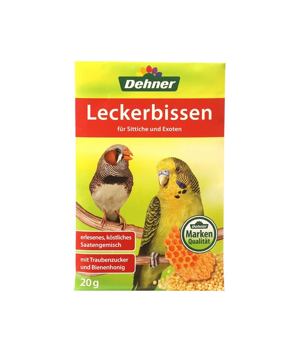 Dehner Leckerbissen Für Sittiche Und Exoten, 20 G 3 Dehner Leckerbissen Für Sittiche Und Exoten, 20 G