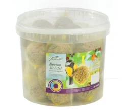 Dehner Natura Wildvogelfutter, Große Beeren-Knödel, Mit Netz, 30 Stück Je 100 Gramm (3 Kg)
