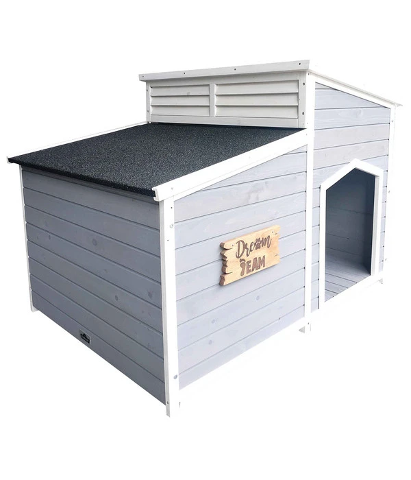 Dehner Lieblinge Hundehütte Balu, Ca. B128/H91/T88,5 Cm 3 Dehner Lieblinge Hundehütte Balu, Ca. B128/H91/T88,5 Cm