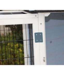 Dehner Vogelvoliere Santorini, Weiß/blau, Ca. Ø132/H180 Cm -Natur Garten Verkauf 6640585 6941041 6941058 WE DE 001 MQVHSantoriniGehege