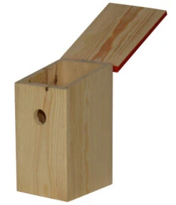 Dehner Natura Nistkasten Birga, Ca. B16/H32,5/T20,5 Cm -Natur Garten Verkauf 6656839 WE DE 004 NaturaWVNistkastenBirgaRot