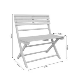 Dehner Klappbank Stavanger, 2-Sitzer -Natur Garten Verkauf 6666473 WE BG 001 KlappbankStavanger