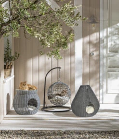 Dehner Lieblinge Kuschelhöhle Rattan Retreat, Ca. Ø55,6/H55,6 Cm -Natur Garten Verkauf 6689350 WE MO 001 DehnerLieblingeDreamTeamRattan