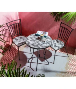 Dehner Mosaikstuhl Letizia -Natur Garten Verkauf 6702203 WE MO 001 DehnerMosaikStuhlLetiziaNeu