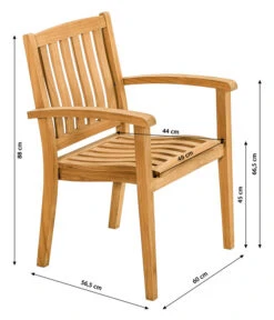 Dehner Stapelsessel Havanna -Natur Garten Verkauf 6708309 WE BG 001 StapelstuhlHavannaNeu
