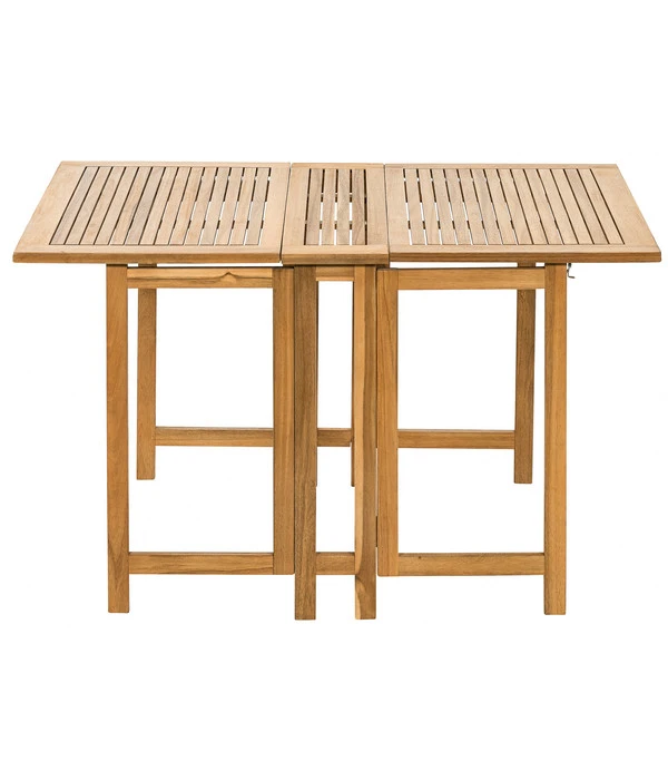 Dehner Balkonklapptisch Macao, Ca. B124/H74/T80 Cm 4 Dehner Balkonklapptisch Macao, Ca. B124/H74/T80 Cm – Bild 2