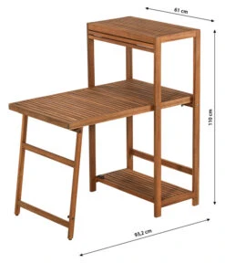 Dehner Balkonset Neapel, 3-teilig -Natur Garten Verkauf 6712368 WE BG 001 BalkonsetNeapel