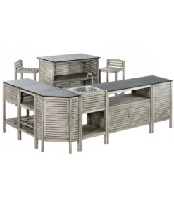 Dehner Barstuhl Southampton 11 Dehner Barstuhl Southampton -Natur Garten Verkauf 6713390 WE FS 003 BarSouthamptonGrauNeu