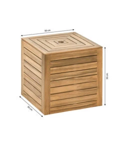 Dehner Schirmbox Macao -Natur Garten Verkauf 6713648 WE BG 001 SchirmboxMacaoNEU