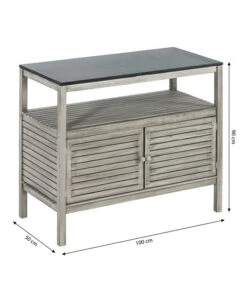 Dehner Doppelschrank Southampton, Ca. B100/H90/T50 Cm 14 Dehner Doppelschrank Southampton, Ca. B100/H90/T50 Cm -Natur Garten Verkauf 6713705 WE BG 001 SchrankSouthampton100Grau