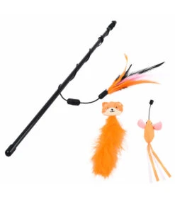 Dehner Premium Lovely Katzenspielzeug Set Lama Karl + Spielangeln Angelspaß 9 Dehner Premium Lovely Katzenspielzeug Set Lama Karl + Spielangeln Angelspaß -Natur Garten Verkauf 6784011 WE D 002 LovelyKatzenspielzeugAngelnKarl