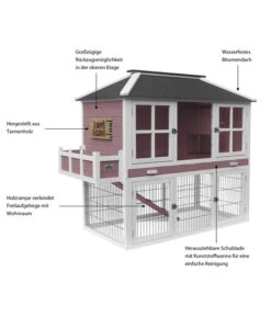 Dehner Nagerheim Happy Home Palazzo, Rotbraun, Ca. B145/H121/T72 Cm 12 Dehner Nagerheim Happy Home Palazzo, Rotbraun, Ca. B145/H121/T72 Cm -Natur Garten Verkauf 6838809 WE IG 003 MQNagerheimHappyHomePalazzoRotbraunMG