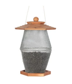 Dehner Natura Futterlaterne Andorra, Braun/silber, Ca. B27/H39/T24 Cm 5 Dehner Natura Futterlaterne Andorra, Braun/silber, Ca. B27/H39/T24 Cm -Natur Garten Verkauf 6842173 WE DE 001 DNFLAndorra