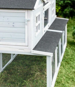 Dehner Nagerheim Happy Home Refugio, Ca. B190/H117/T76 Cm -Natur Garten Verkauf 6846174 WE DE 003 DehnerMarkenqualitaetKaninchenstallDoppelstock