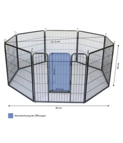 Dehner Nager-Freilauf Flexi, Grau, 8 X Ca. B80/H60 Cm 8 Dehner Nager-Freilauf Flexi, Grau, 8 X Ca. B80/H60 Cm -Natur Garten Verkauf 6870018 WE BG 001 MQNagerFreilaufFlexii